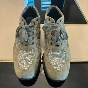 Hogan Shoes Hogan Interactive Swarovski Sneakers Steel Grey Eu